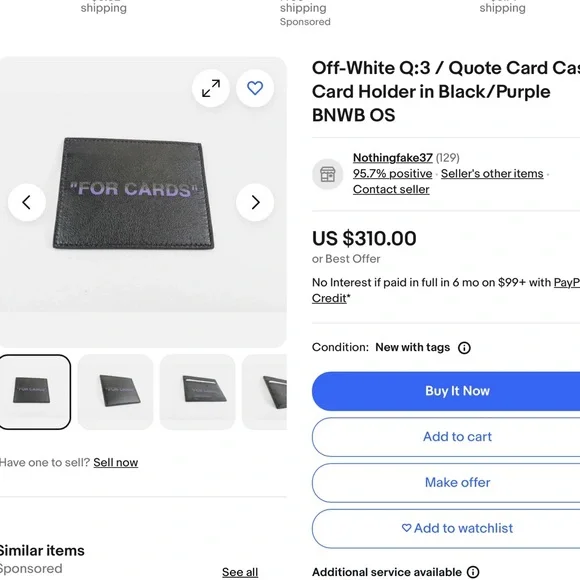 Off-White Virgil Abloh Card Case